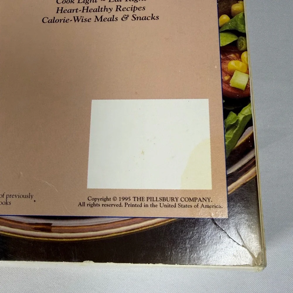 Pillsbury Light & Easy Cooking Collection 5 Book Box Set Vintage 1995 Cookbooks